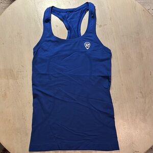 Lululemon Athletica Fitted Blue Racerback Tank Top